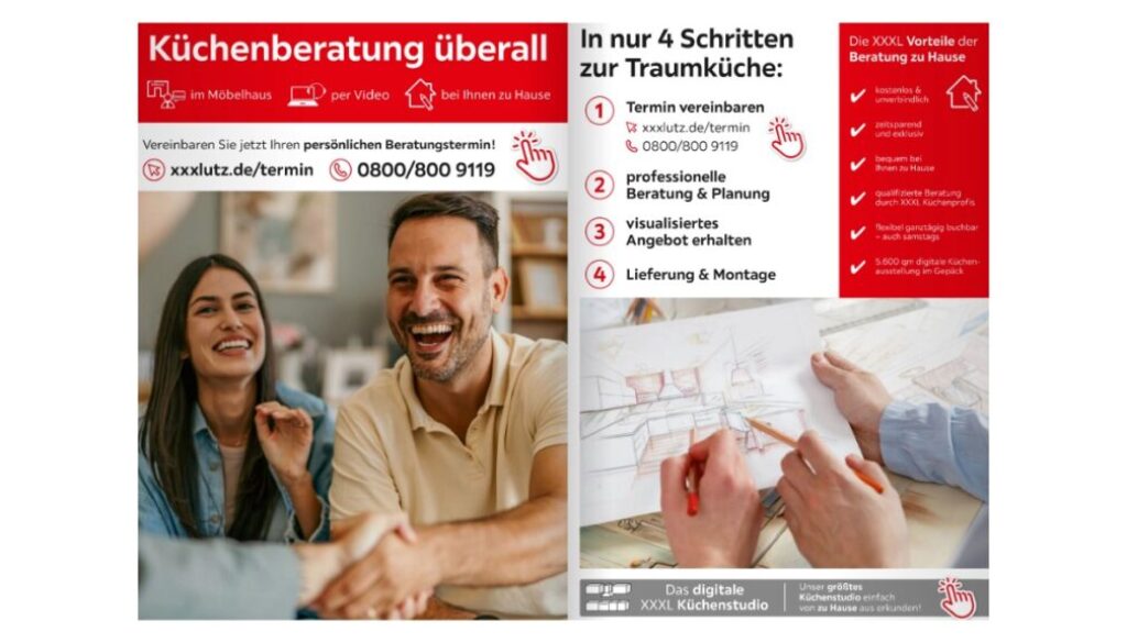 Küchenberatung kanalübergreifen XXXLutz